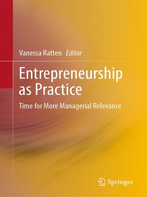 cover image of Entrepreneurship as Practice